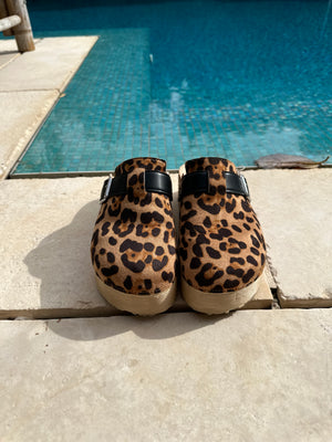 Leopard  clog